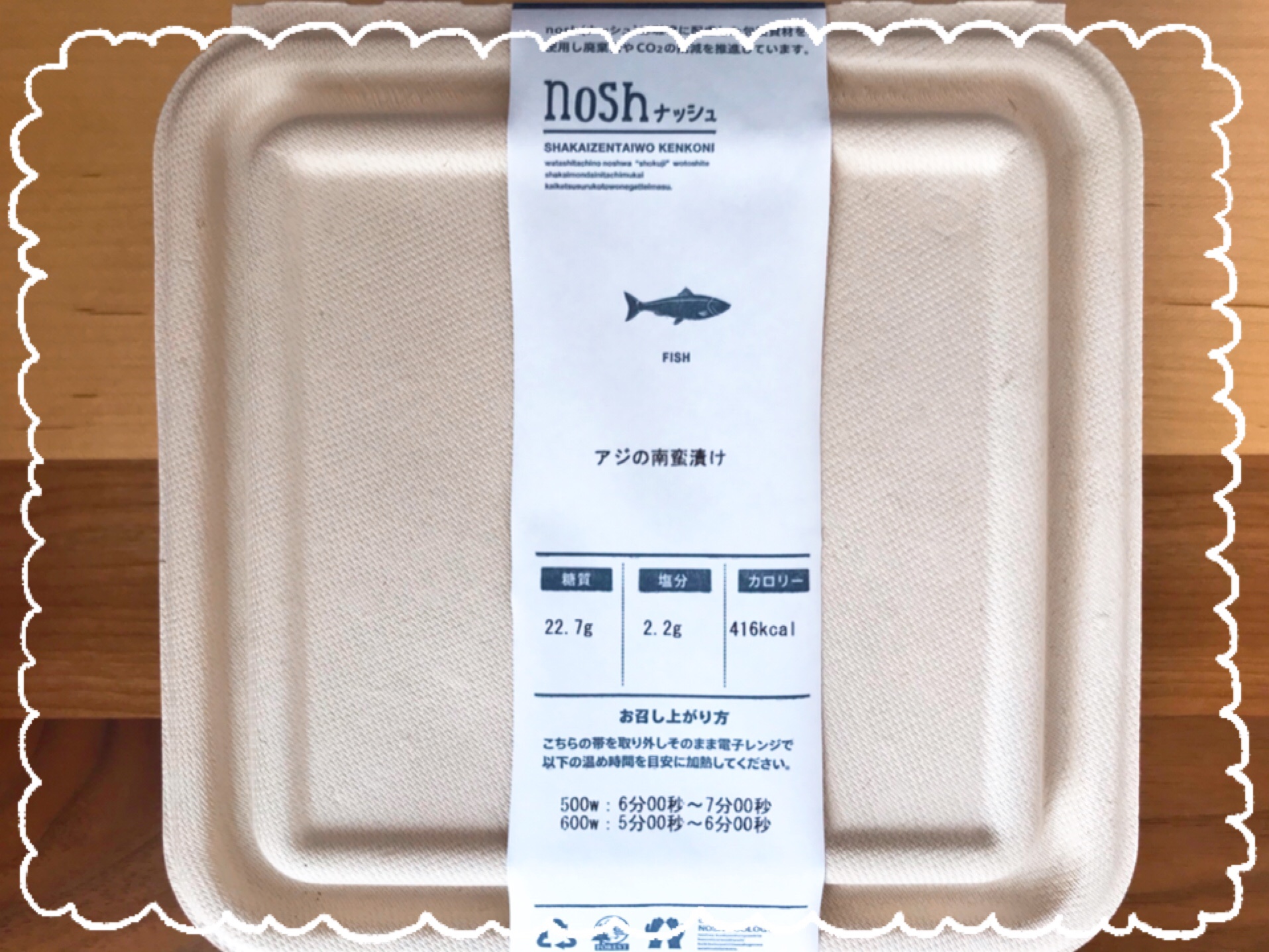 アジの南蛮漬け弁当栄養成分表