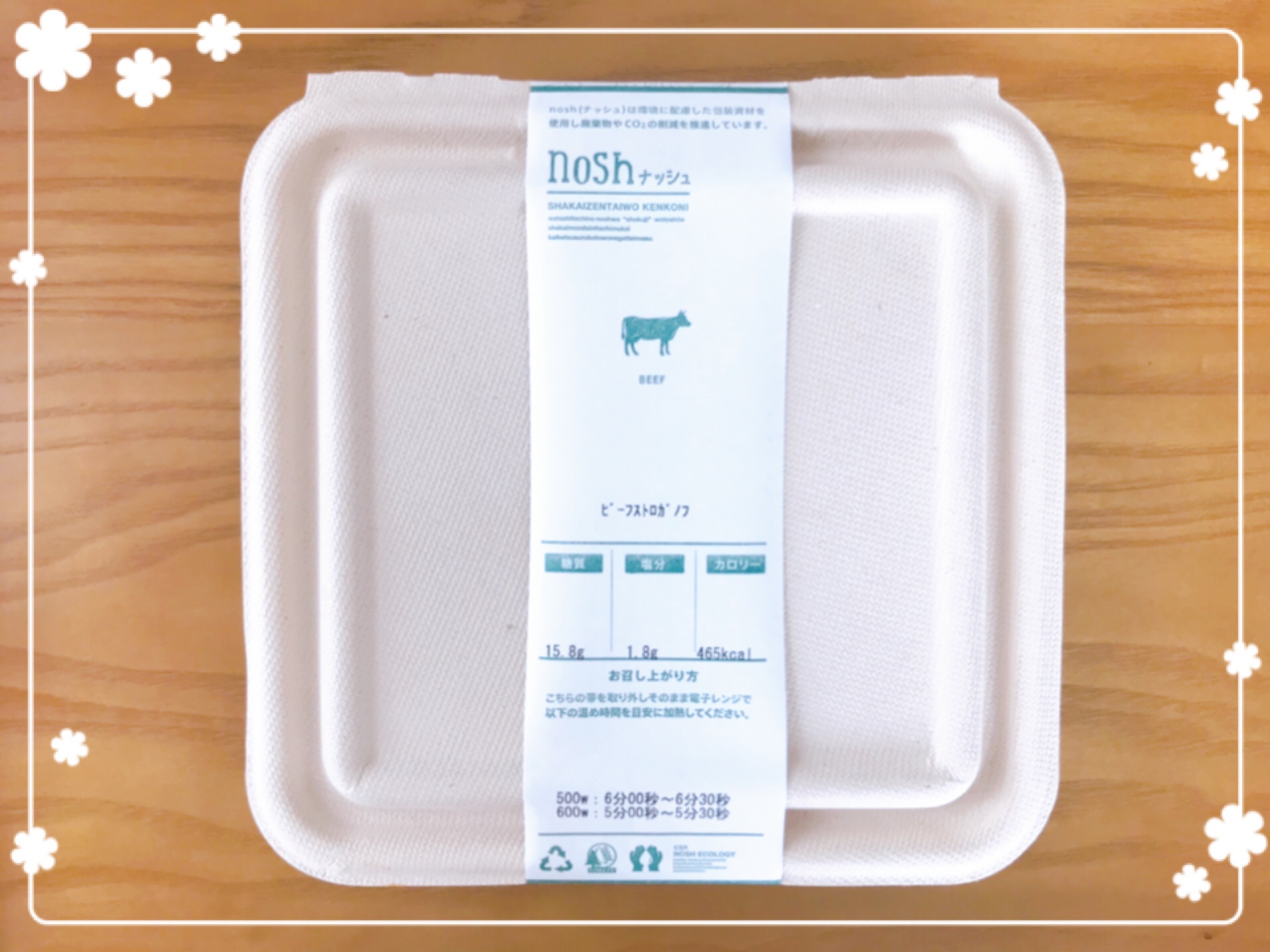 ビーフストロガノフ弁当の栄養成分表