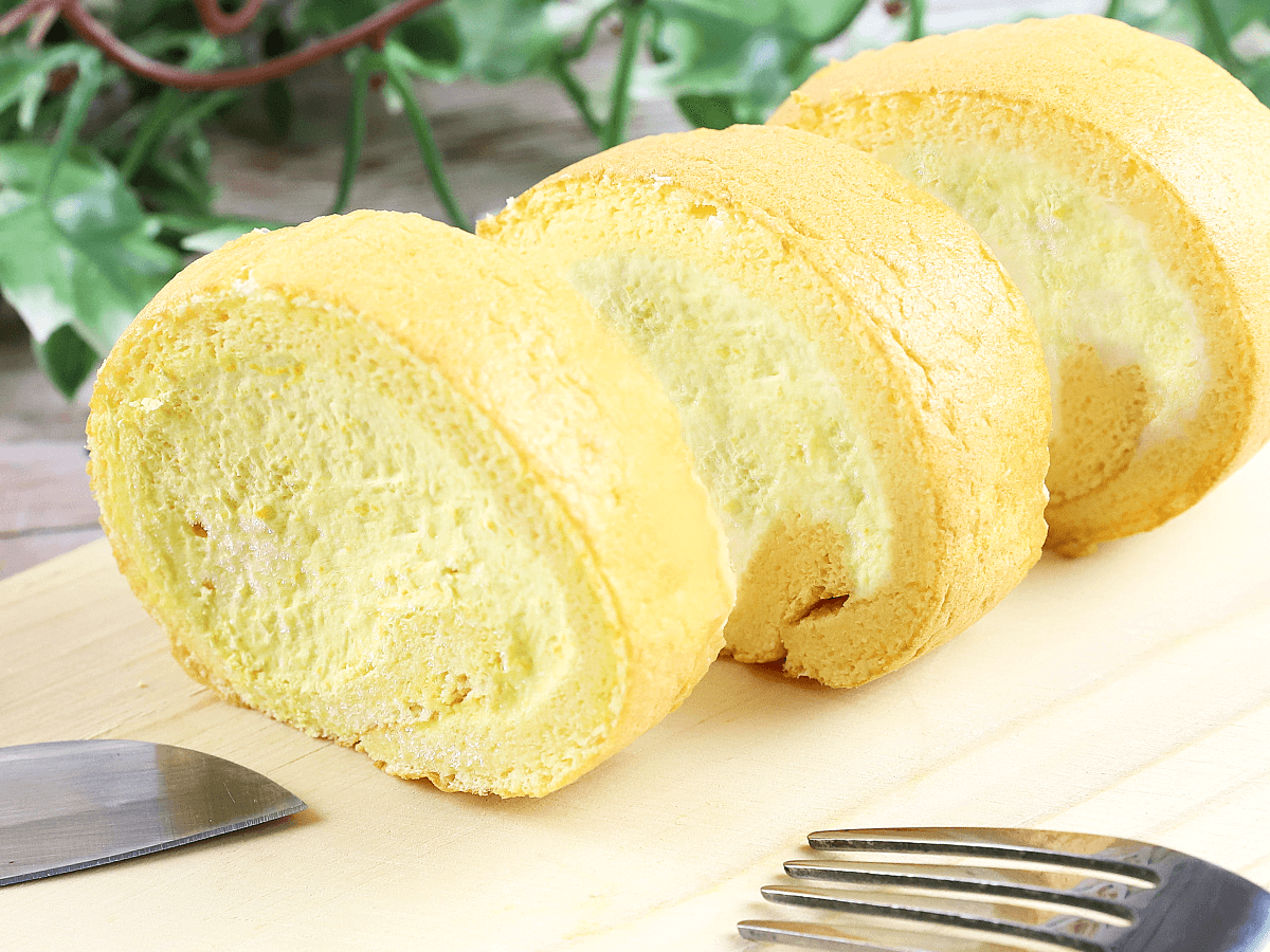 ロールケーキパンプキン味